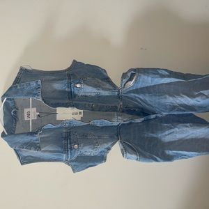 Zara Denim Jumpsuit